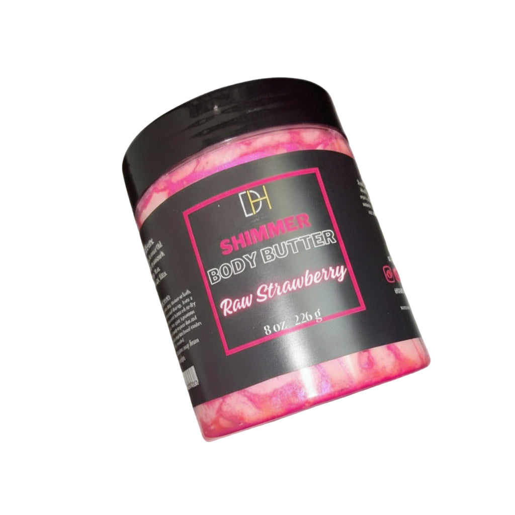 HD Raw Strawberry Shimmer Body Butter