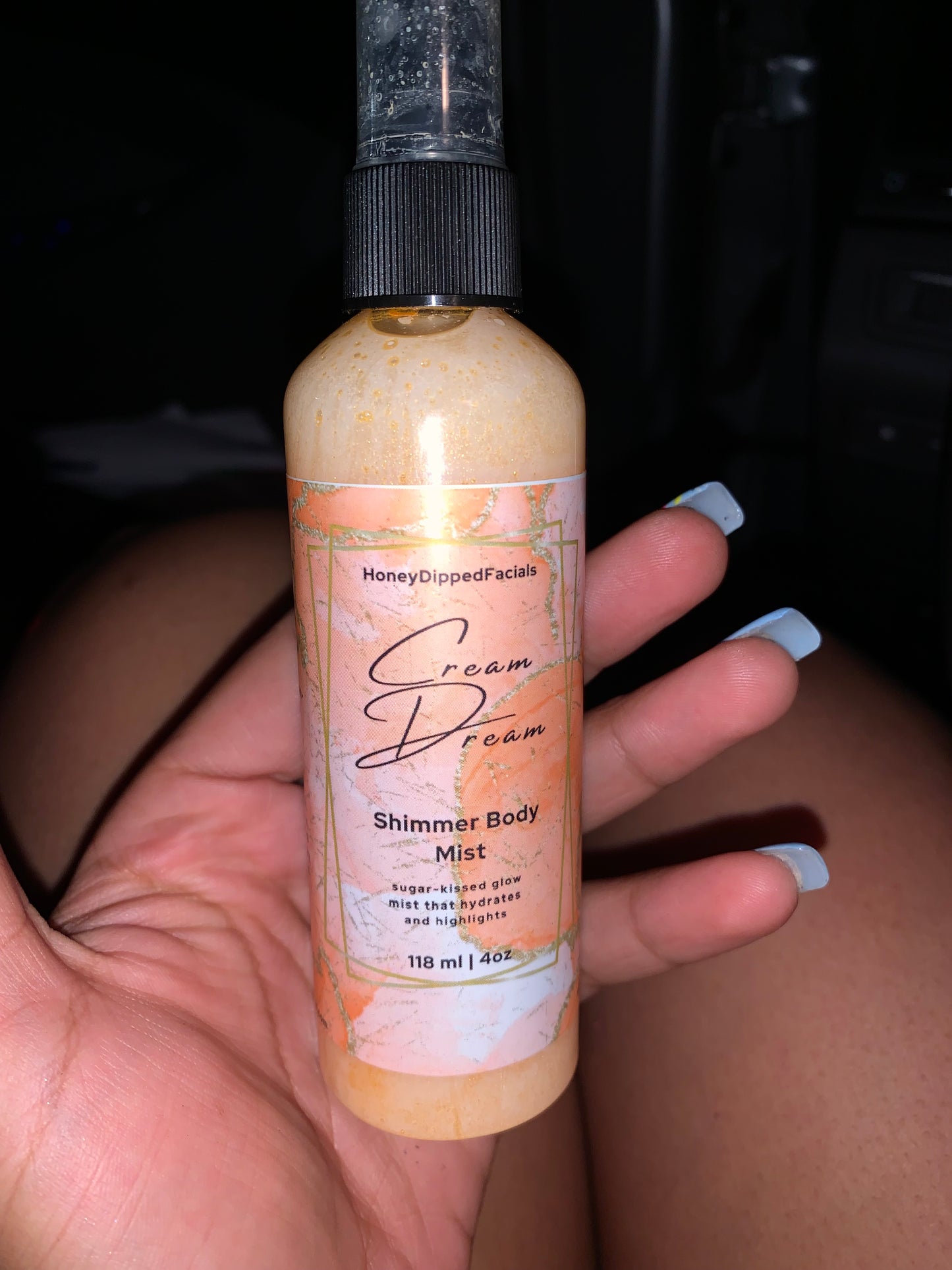 PRE -Order HD Cream Dream Shimmer Glow Milk Body Mist