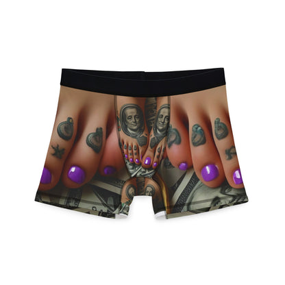 Bold & Unique Men's Boxers with Vibrant Tattoo Design, Fun Gift for Men, Men's Underwear, Stylish Loungewear, Statement Boxers