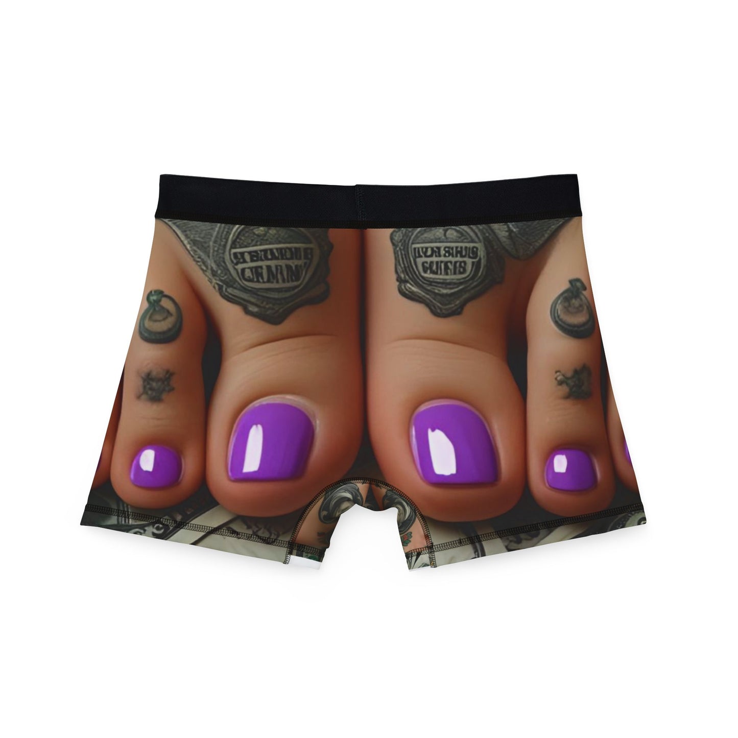 Bold & Unique Men's Boxers with Vibrant Tattoo Design, Fun Gift for Men, Men's Underwear, Stylish Loungewear, Statement Boxers