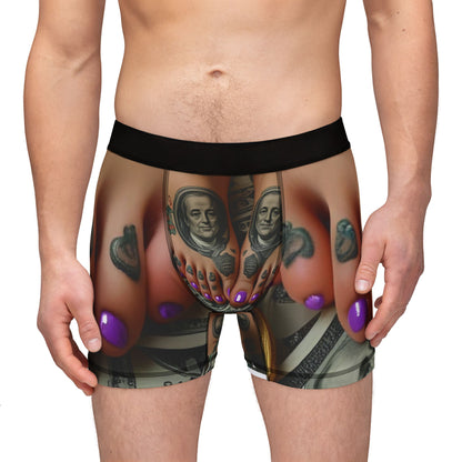 Bold & Unique Men's Boxers with Vibrant Tattoo Design, Fun Gift for Men, Men's Underwear, Stylish Loungewear, Statement Boxers