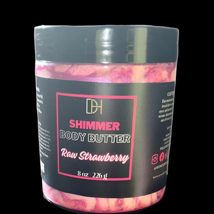 Raw Strawberry Shimmer Body Butter