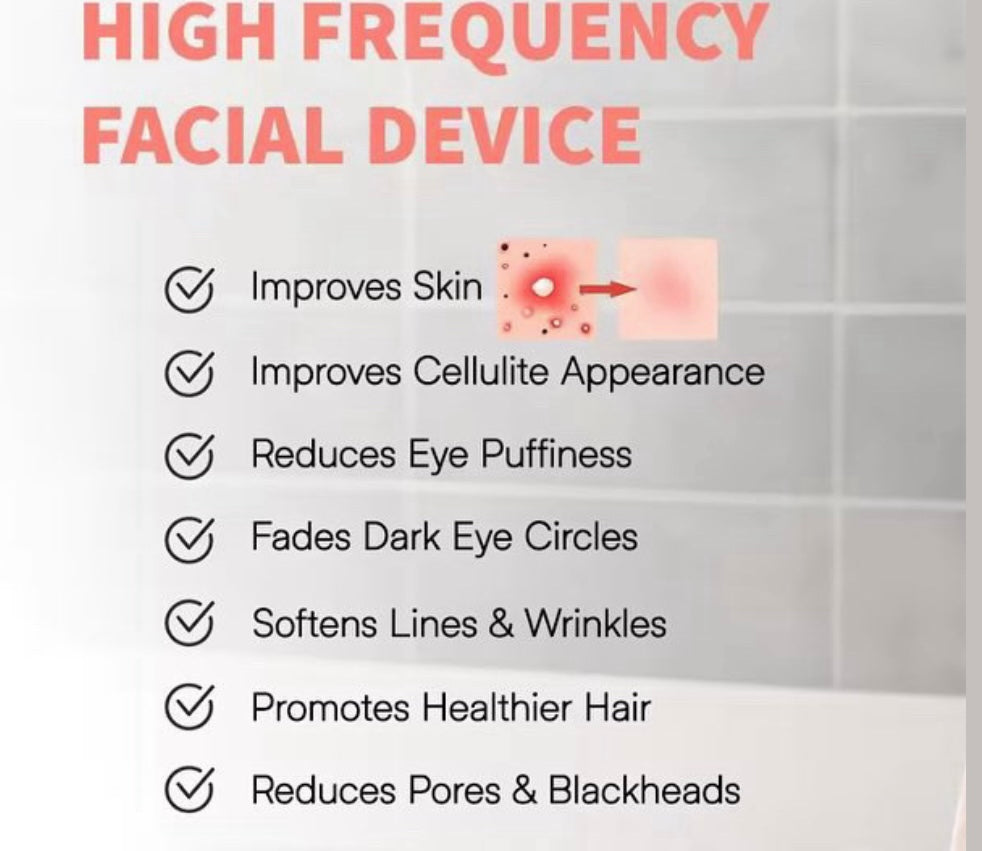 HoneyDippedFacials Cordless Pro High Frequency Facial Wand