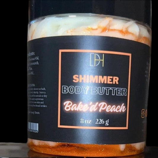 Bake'd Peach Shimmer Body Butter